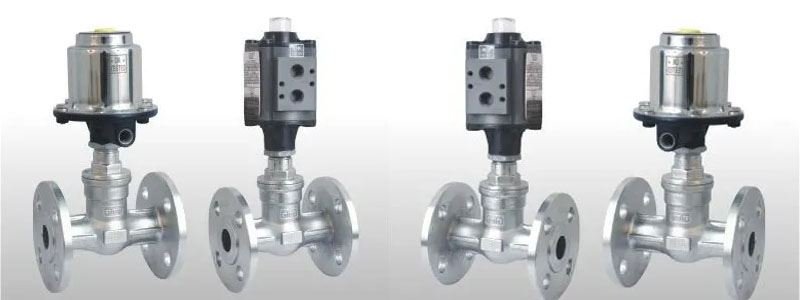 2/2 Way Pneumatic Single & Double Acting Globe Type Control Valve Manufacturers in India