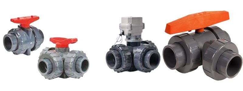 2 Way & 3 Way UPVC Ball Valve Manufacturer, Supplier, and Stockist in India
