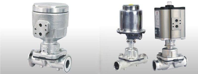 Pneumatic Single & Double Acting Diaphragm Valve TC Ends Manufacturers in India