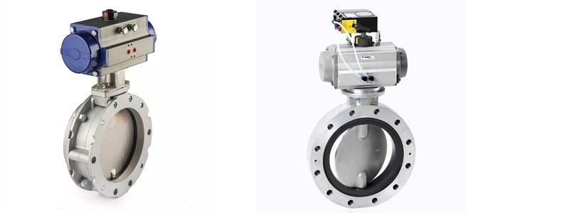 Triple Eccentric Offset Disc Double Flange Butterfly Valve Manufacturer, Suppliers and Stockists in India