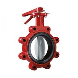 Resilient Seated Rubber Lined Wafer Type Double Flange Butterfly Valve Manufacturer